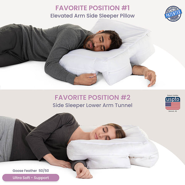 Shoulder Relief Pillow for Side Sleepers Relieve Arm Pain