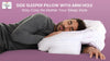 Side Sleeper Pillow with Arm Hole