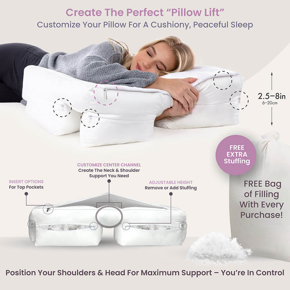 Pillow with side arms hotsell