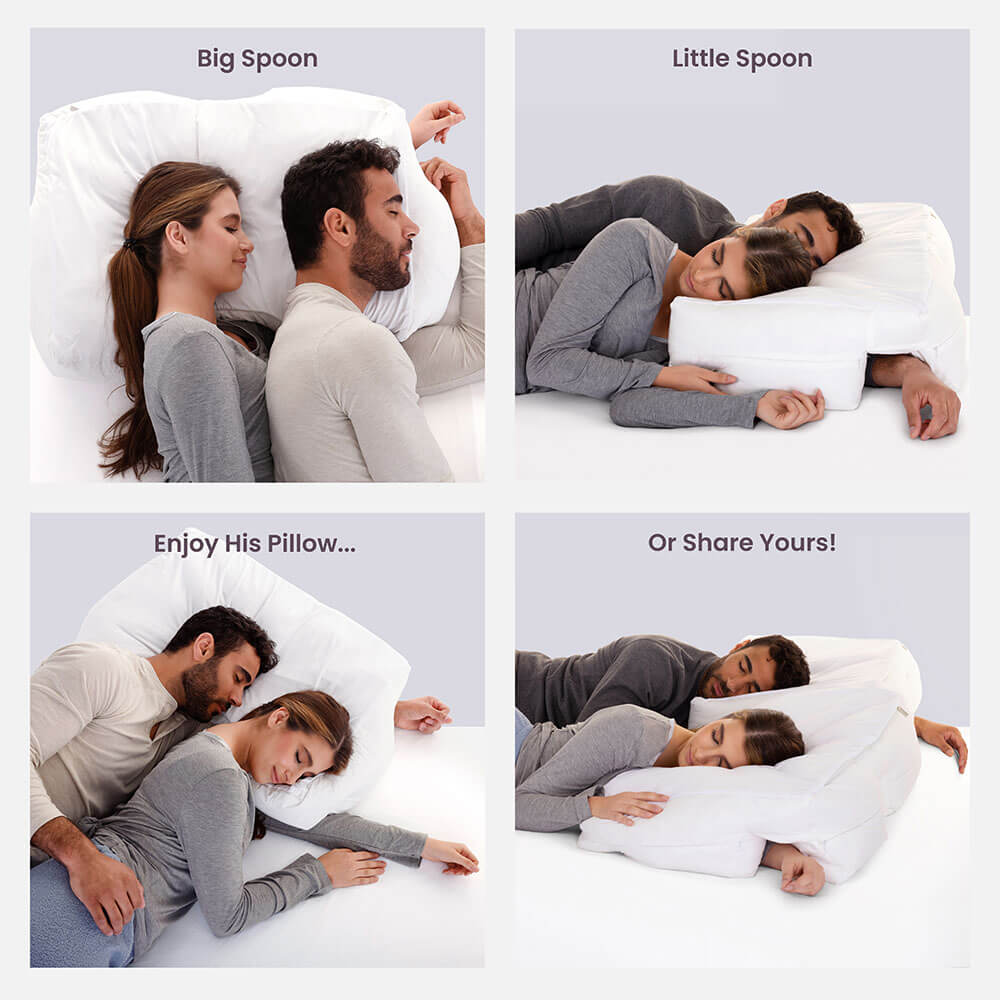 Pillow with Arm Holes for Side Sleepers Stomach Support