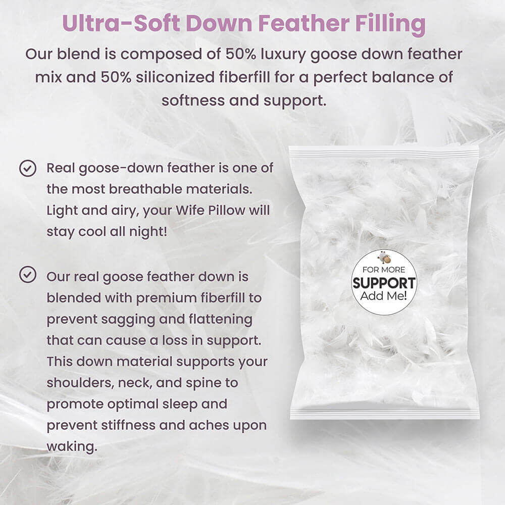 Adjustable Down Alternative Fiber Fill Pillow Topper for Ultimate Comfort