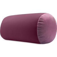 Microbead Squishy Bolster Neck Roll Pillow - Silky Feel, 14" x 8" x 8"