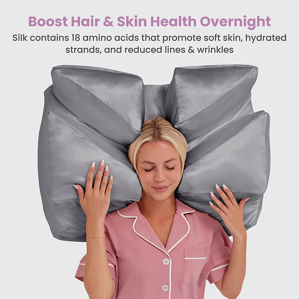 Wife Pillow Dark Grey Mulberry Silk Pillowcase: Comfort, Allergen Defense, Thermoregulation, and Hair Protection