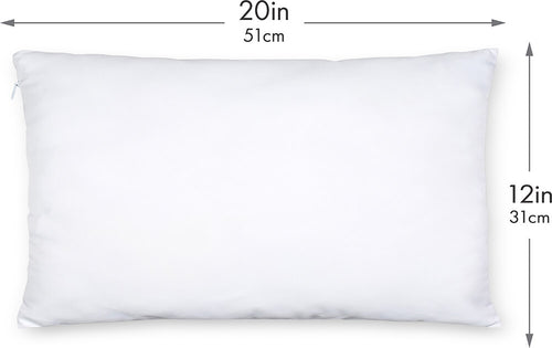 Microbead Stuffer Pillow Insert Sham Square Pillow Cushion for