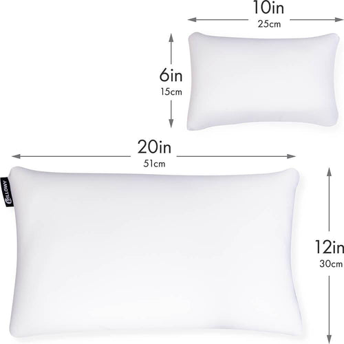 Microbead Stuffer Pillow Insert Sham Rectangle Pillow - 1 Pcs, 18 x 18