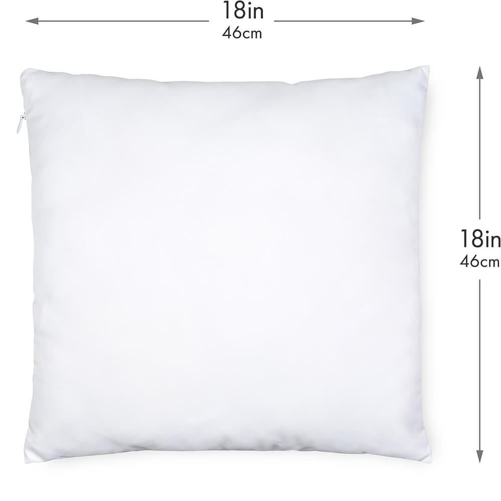 18 by 18 Inches, Pack of 6 Sham Stuffer Throw Pillow Insert, White, 18x18 inchof 6