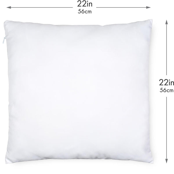 Hofdeco Water Resistant Synthetic Down Alternative Lumbar Pillow Insert Sham Stuffer, Rectangle Form, 13x21