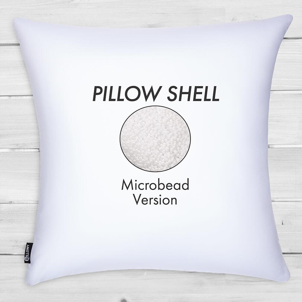 Microbead Stuffer Pillow Insert Sham Rectangle Pillow - 1 Pcs - Husband Pillow