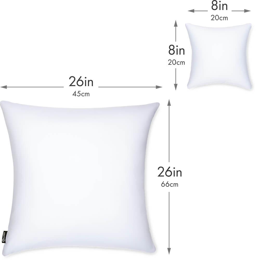 Microbead Stuffer Pillow Insert Sham Rectangle Pillow - 1 Pcs - Husband Pillow