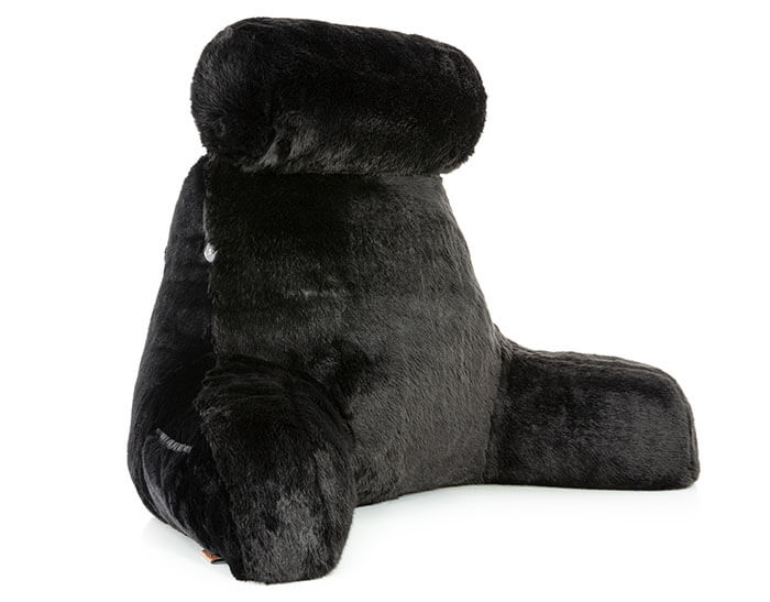 360 - MINIHUSB-FFUR-BLK-Panth - Husband Pillow