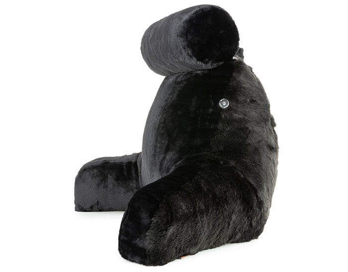 360 - MINIHUSB-FFUR-BLK-Panth - Husband Pillow