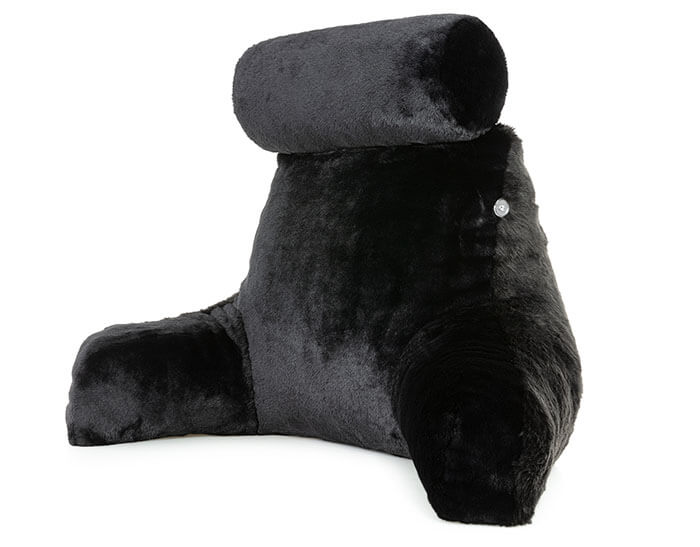 360 - MINIHUSB-FFUR-BLK-Panth - Husband Pillow