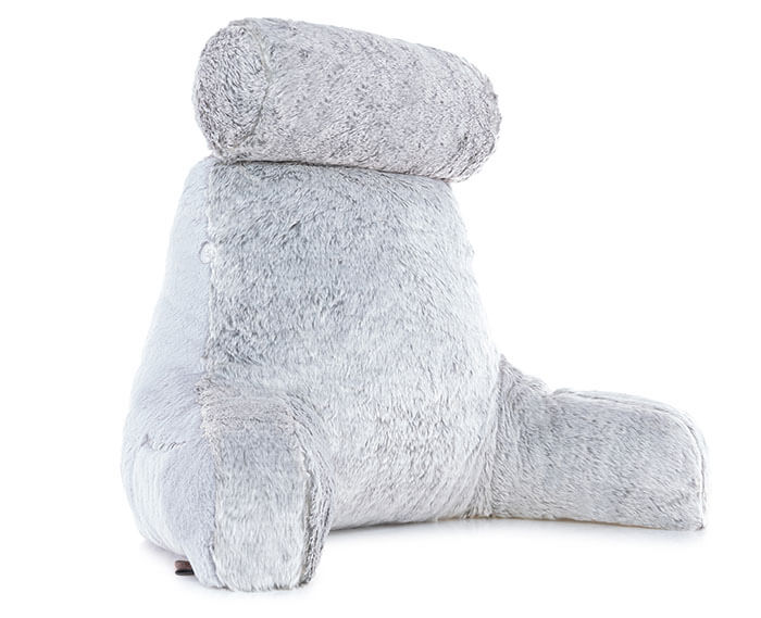 360 - MINIHUSB-FFUR-Grey-Awolf - Husband Pillow