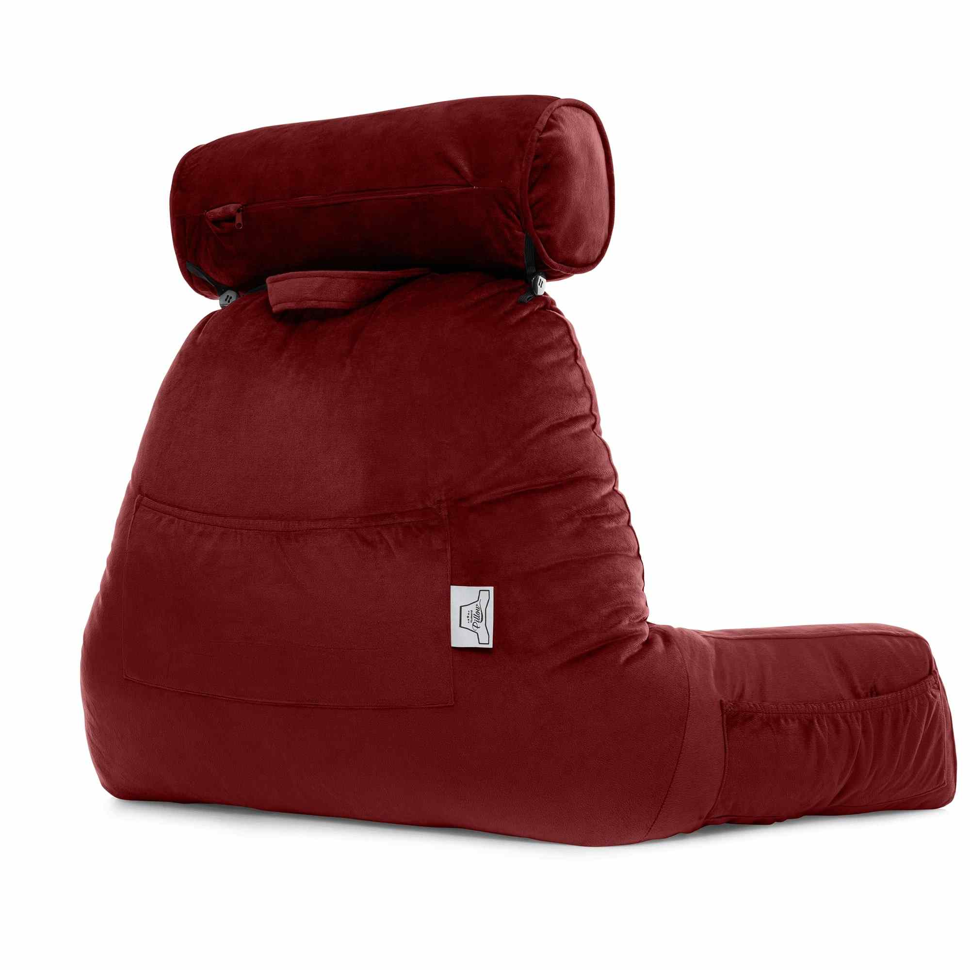 360 - HUSB-BREST-Maroon - Husband Pillow