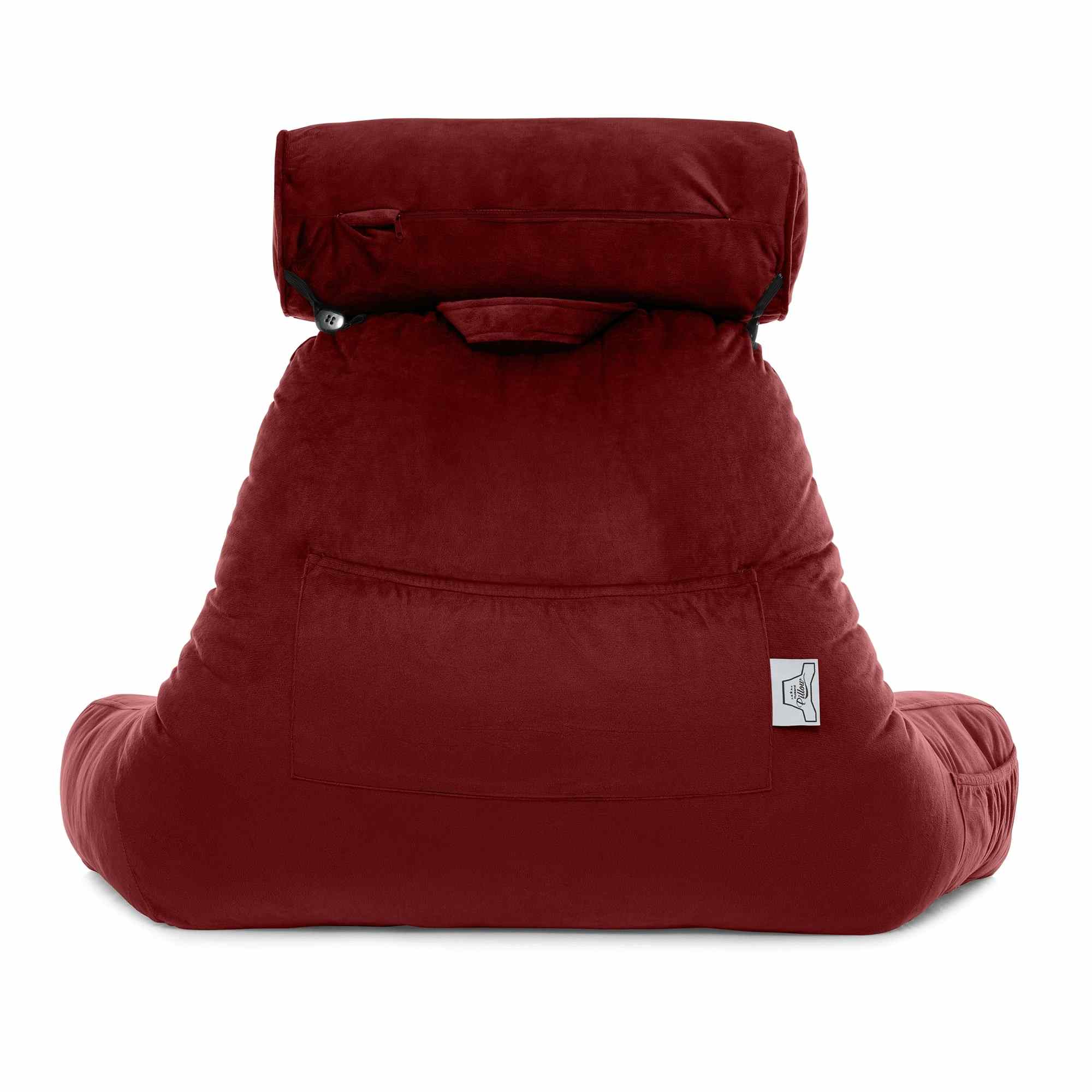 360 - HUSB-BREST-Maroon - Husband Pillow