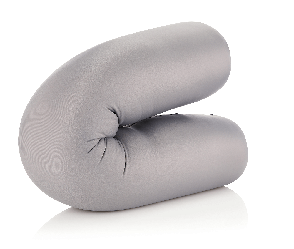 360 - MIC-LGROLL-StonGrey - Husband Pillow