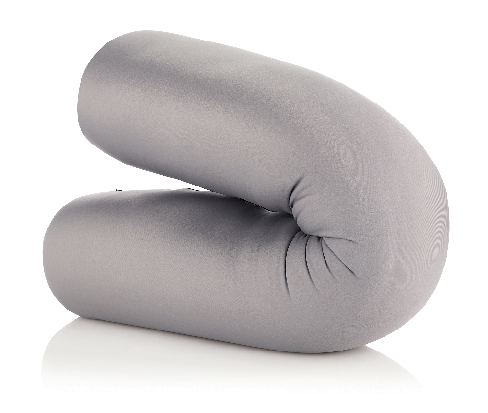 360 - MIC-LGROLL-StonGrey - Husband Pillow