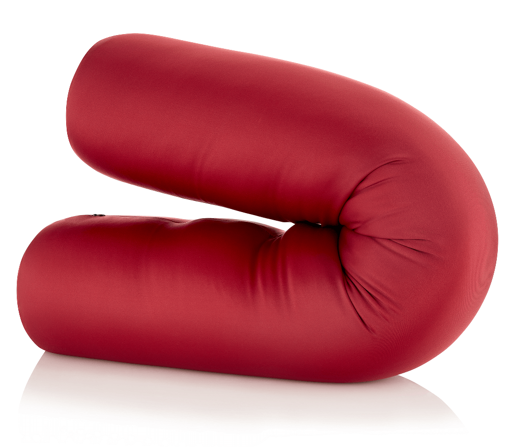 360 - MIC-LGROLL-Maroon - Husband Pillow