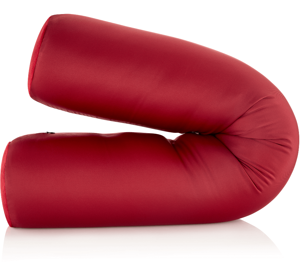 360 - MIC-LGROLL-Maroon - Husband Pillow