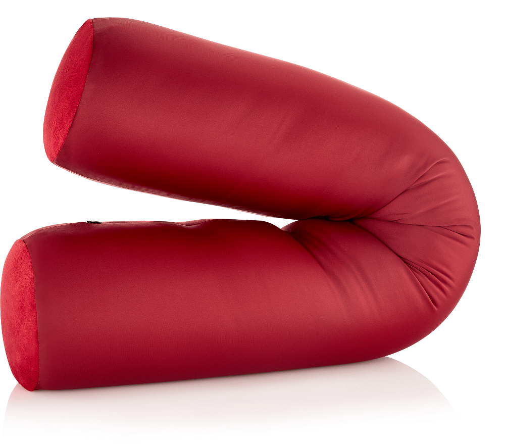 360 - MIC-LGROLL-Maroon - Husband Pillow