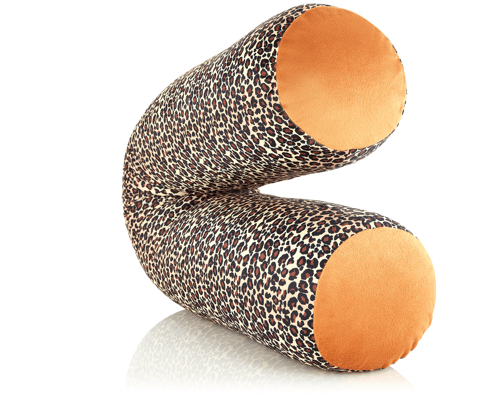 360 - MIC-LGROLL-Leopard - Husband Pillow