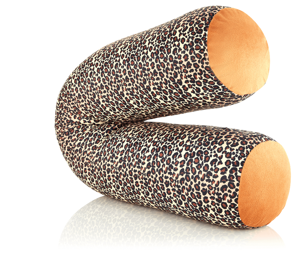 360 - MIC-LGROLL-Leopard - Husband Pillow