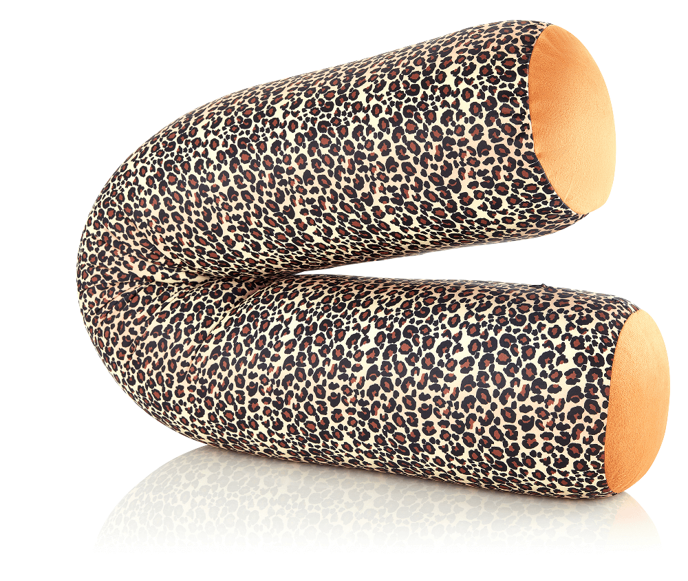 360 - MIC-LGROLL-Leopard - Husband Pillow