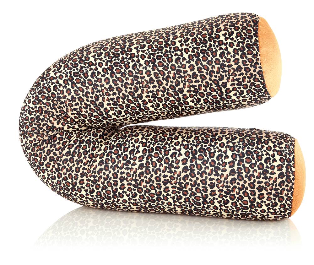 360 - MIC-LGROLL-Leopard - Husband Pillow