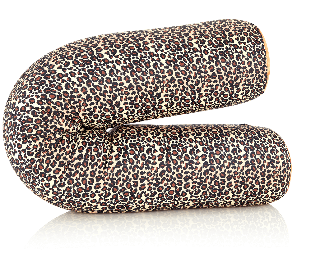 360 - MIC-LGROLL-Leopard - Husband Pillow