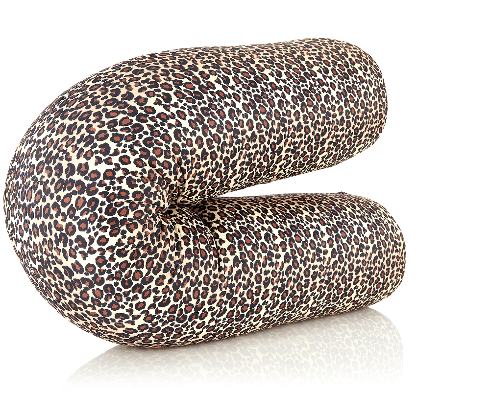 360 - MIC-LGROLL-Leopard - Husband Pillow