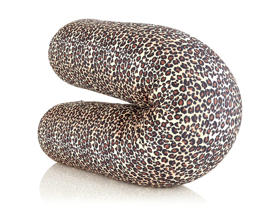 360 - MIC-LGROLL-Leopard - Husband Pillow