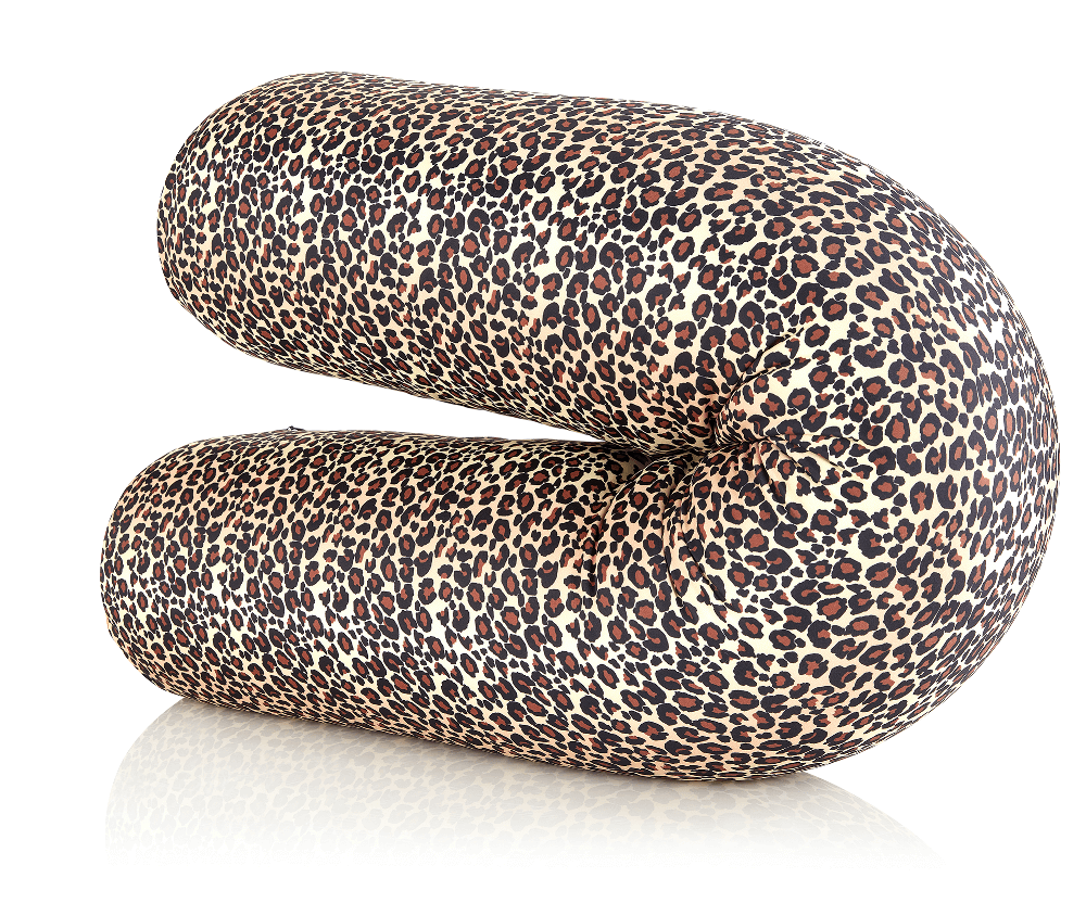 360 - MIC-LGROLL-Leopard - Husband Pillow