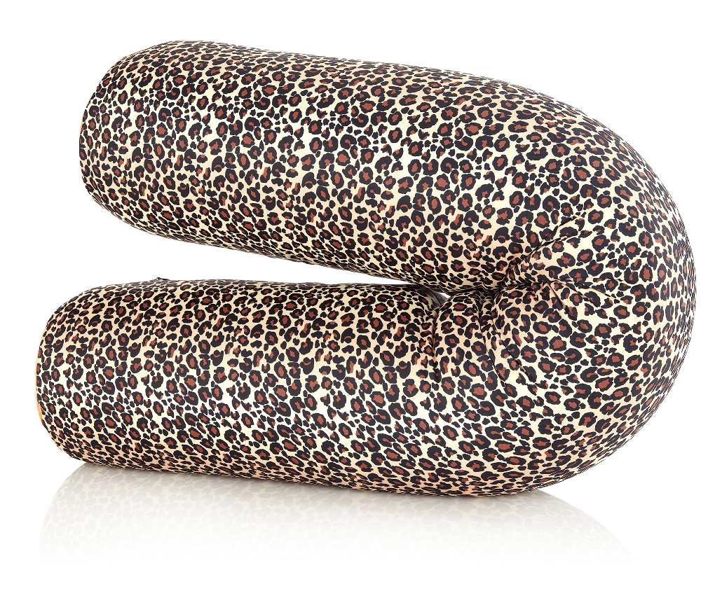 360 - MIC-LGROLL-Leopard - Husband Pillow