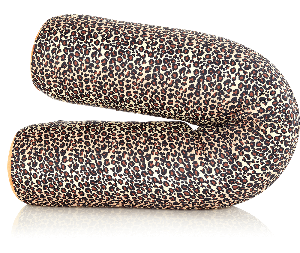 360 - MIC-LGROLL-Leopard - Husband Pillow