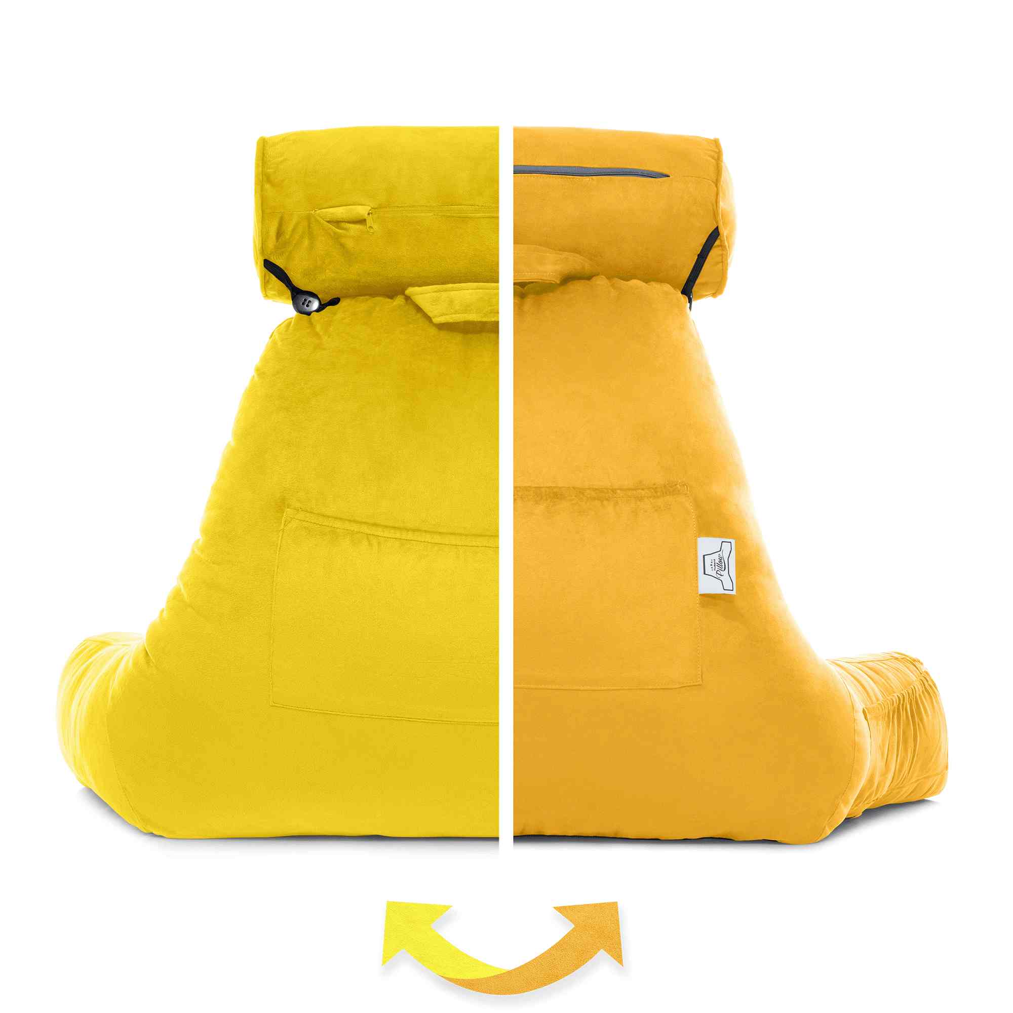 360 - HUSB-BREST-Yellow - Husband Pillow