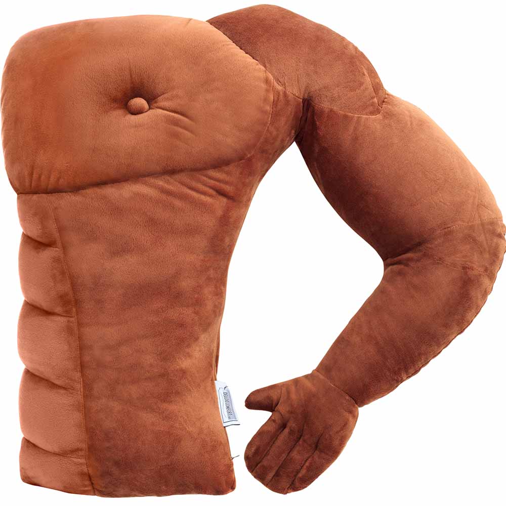 Handsome macho gorilla pillow lets you snuggle on its ripped chest for a  comfortable sleep