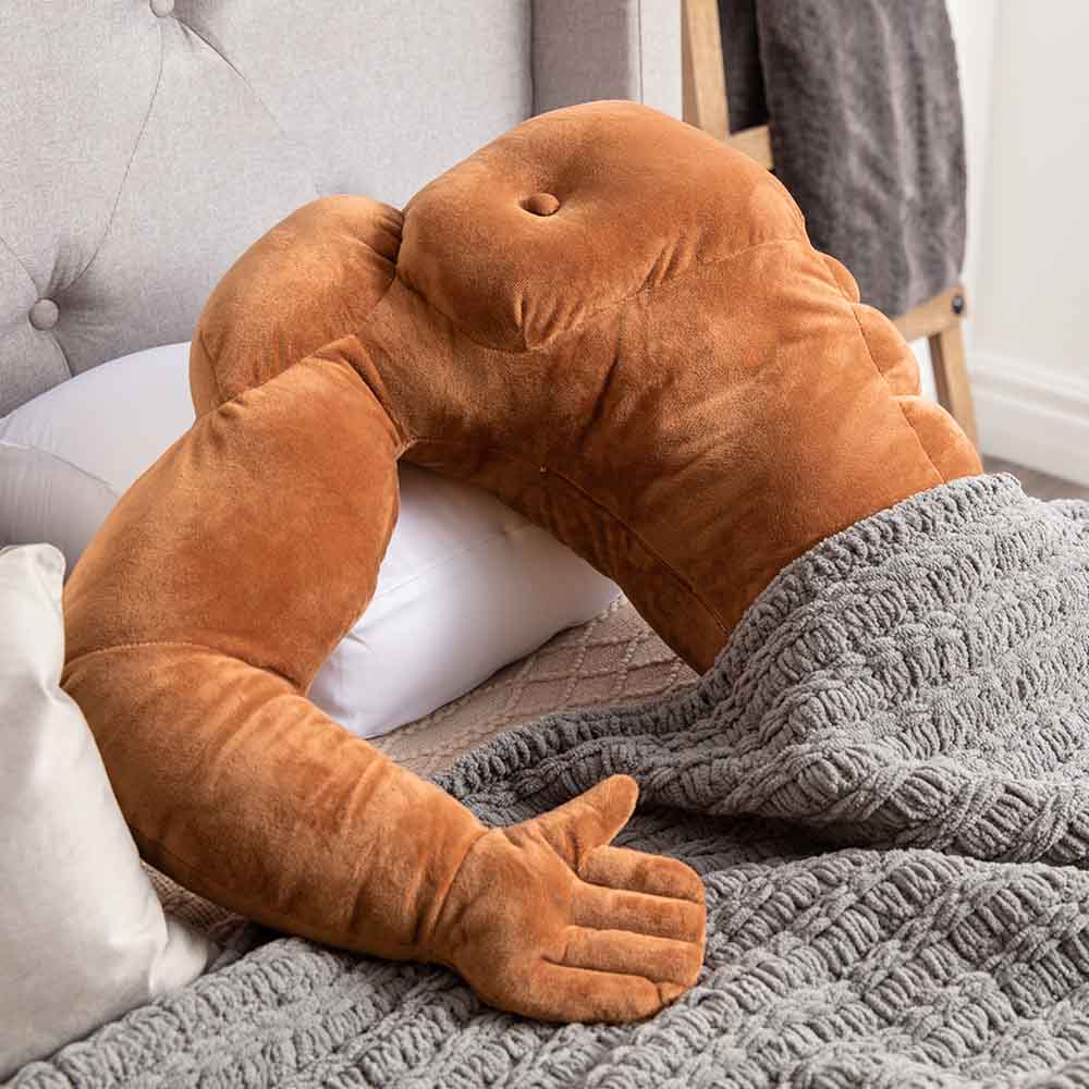 Muscle Man Pillow Cute and Fun Hunky Husband Cuddle Companion Boyfriend ...