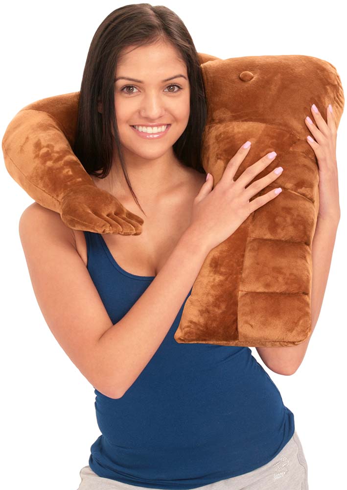 Muscle Man Pillow Cute and Fun Hunky Husband Cuddle Companion Boyfriend ...