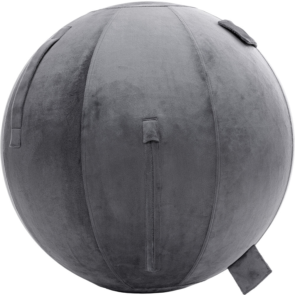 Yoga Ball SET - 26 inch/ 65cm - Aspen Edition - Micro Suede Leather - -  Husband Pillow