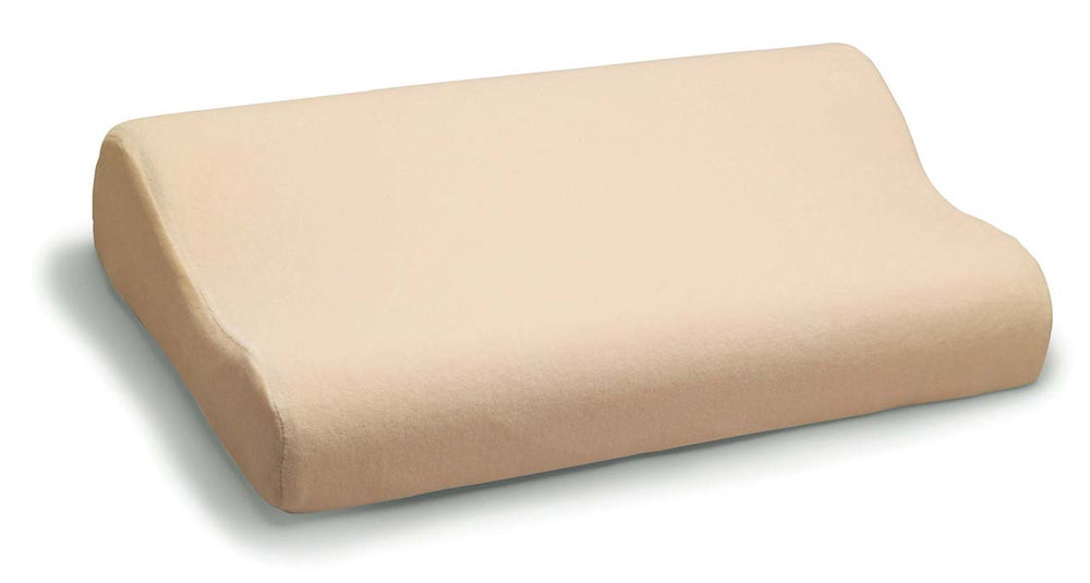 Contour Memory Foam Leg Pillow with Cover Cream