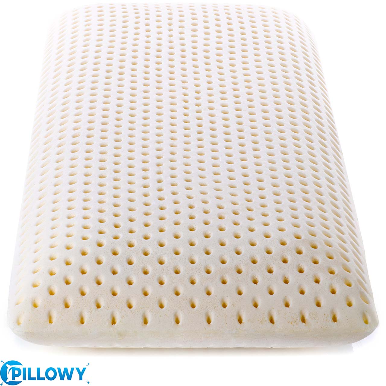 Talalay Latex Bed Pillow w/ Breathable Cotton Cover