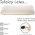 Queen Talalay Latex Bed Pillow w/ Breathable Cotton Cover