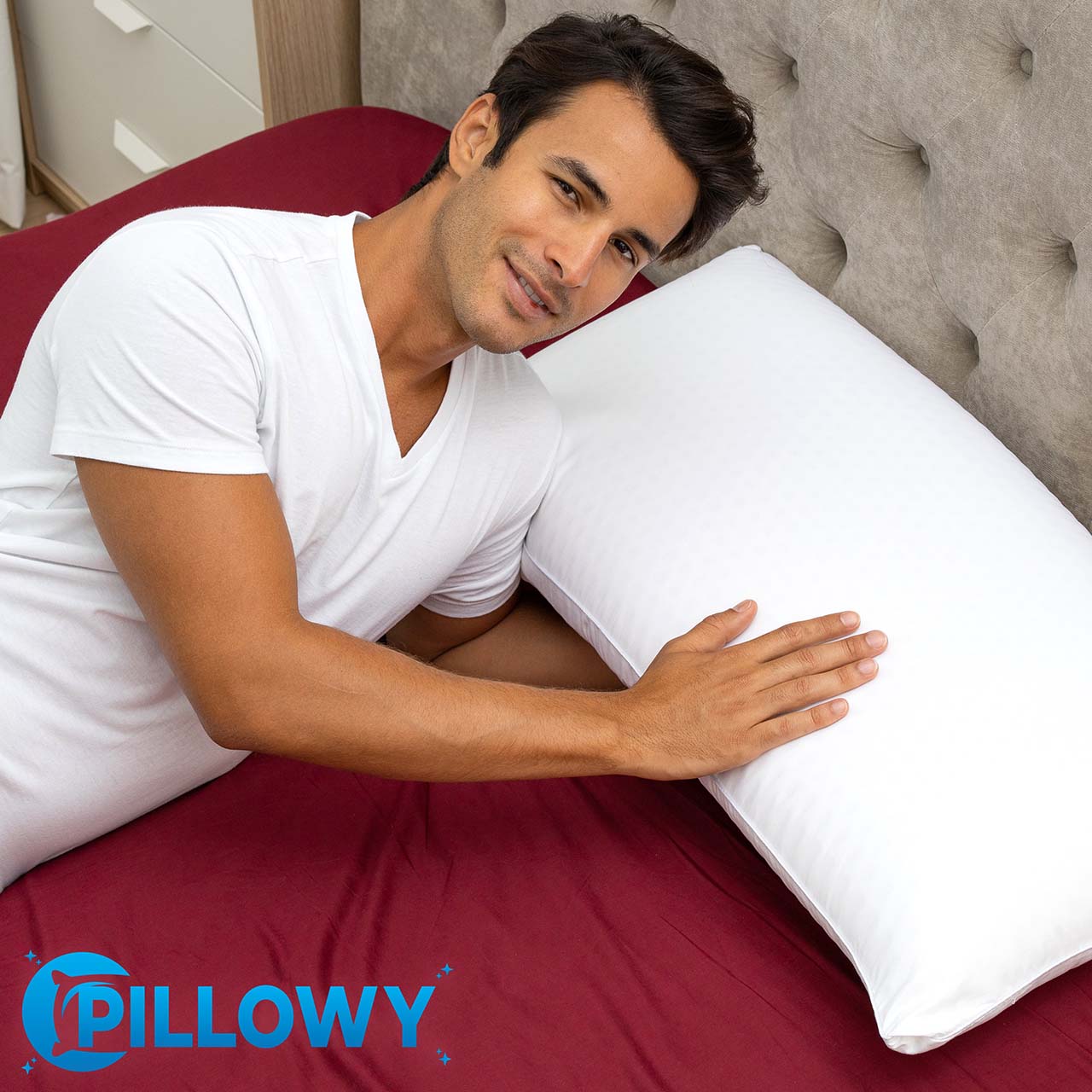 King Talalay Latex Bed Pillow w/ Breathable Cotton Cover