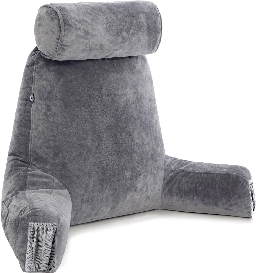 Back Support Pillow With Arms - Reading Cushion - Adjustable