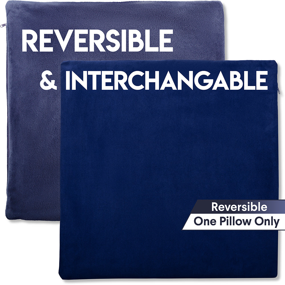 Dark Blue / Cover Only | Dark Blue / Memory Foam | Dark Blue / Down Feather | Dark Blue / Fiber Fill | Dark Blue / Microbead