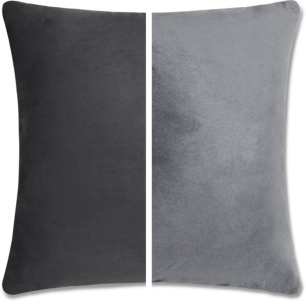 Iron Grey / Down Feather | Iron Grey / Fiber Fill | Iron Grey / Memory Foam | Iron Grey / Microbead  