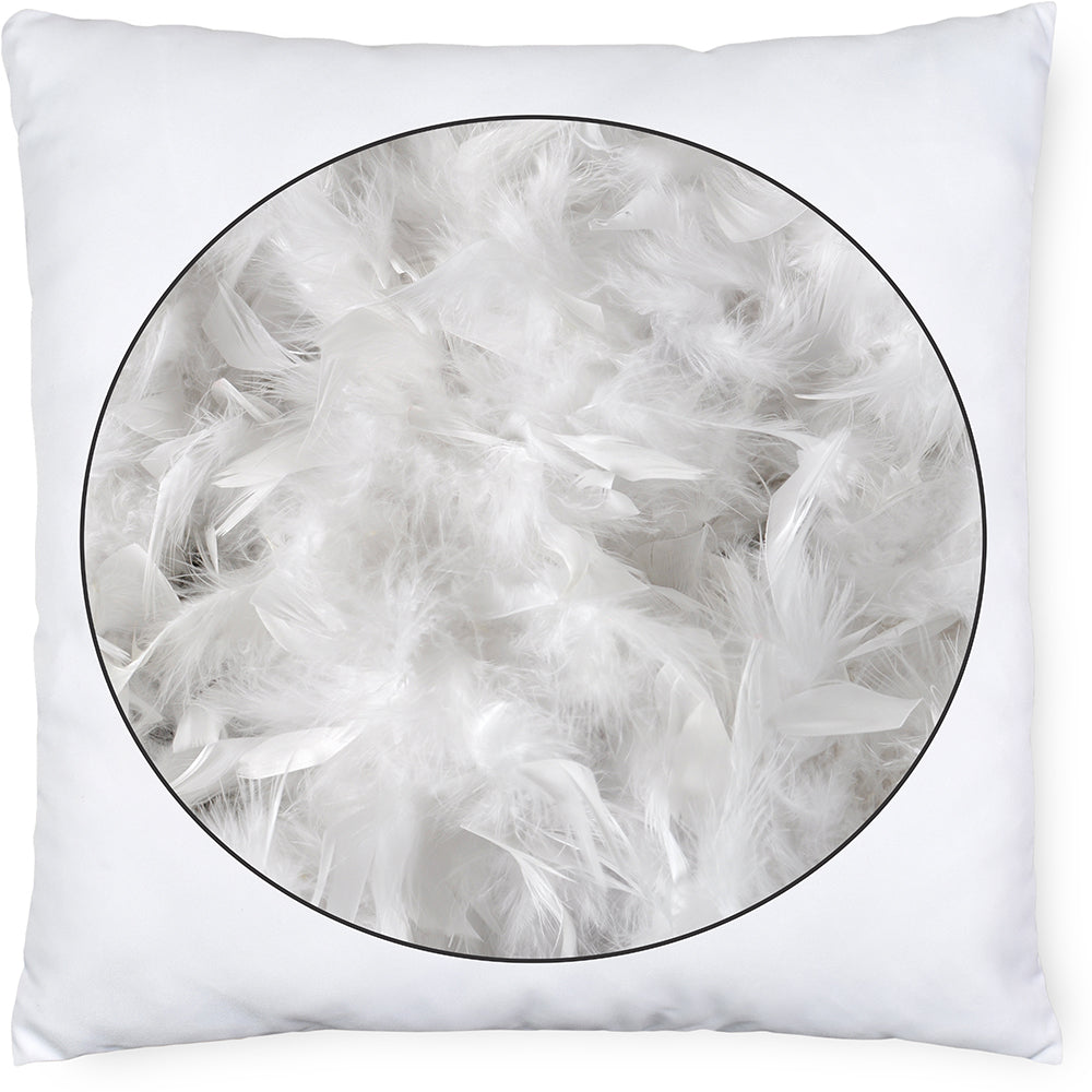 ComfyDown 95% Feather 5% Down Rectangle Decorative Pillow Insert Sham Stuffer Alwyn Home Size: 14 x 18