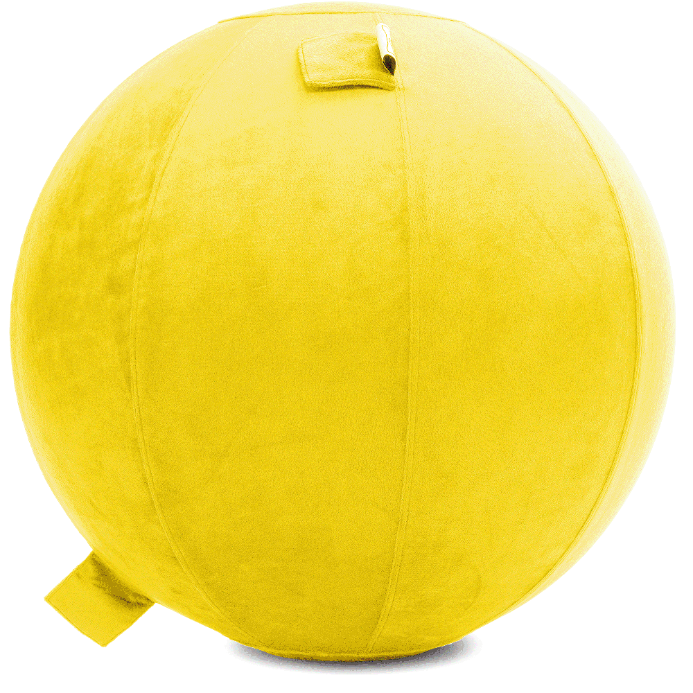 360 - YOGA-75-PBALL-BYellow-Manual - Husband Pillow