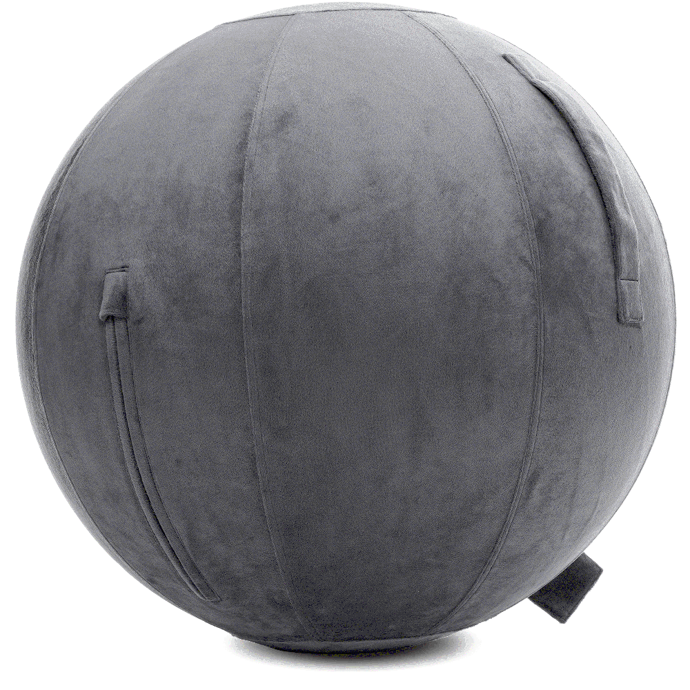 360 - YOGA-75-PBALL-Dgrey-Elect - Husband Pillow