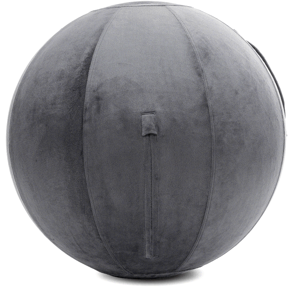 360 - YOGA-75-PBALL-Dgrey-Elect - Husband Pillow